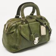 Dolce & Gabbana Pre-owned Pre-owned Laeder handvskor Green, Dam