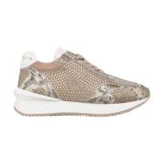 Alma EN Pena Plattforms sneakers Brown, Dam