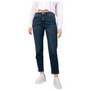 Sportmax Boyfriend Denim Blå Jeans Blue, Dam