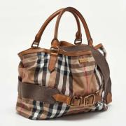 Burberry Vintage Pre-owned Canvas totevskor Beige, Dam