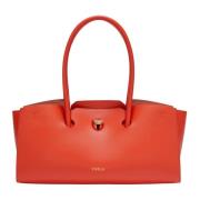 Furla Genesi Tote Väska Orange, Dam