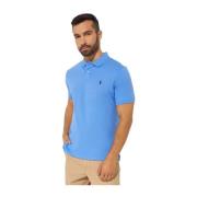 Ralph Lauren Blå polo t-shirt Classic Fit Blue, Herr