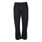 Haikure Bomull Denim Jeans Black, Herr