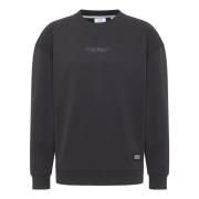 Carlo Colucci Premium Sweatshirt - La Famiglia D'ottavio Black, Herr