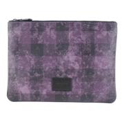 Coach Pre-owned Pre-owned Canvas kuvertvskor Purple, Dam