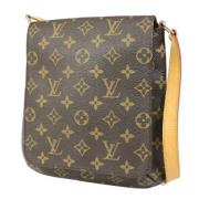 Louis Vuitton Vintage Pre-owned Canvas axelremsvskor Brown, Dam