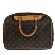 Louis Vuitton Vintage Pre-owned Canvas handvskor Brown, Dam