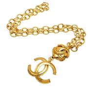 Chanel Vintage Pre-owned Guld chanel-smycken Yellow, Dam