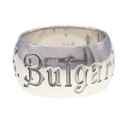 Bvlgari Vintage Pre-owned Silver ringar Gray, Dam