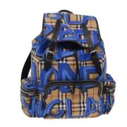 Burberry Vintage Pre-owned Canvas ryggsckar Blue, Unisex