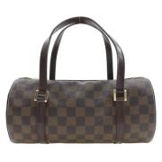 Louis Vuitton Vintage Pre-owned Canvas handvskor Brown, Dam