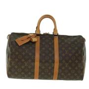 Louis Vuitton Vintage Pre-owned Canvas handvskor Brown, Dam