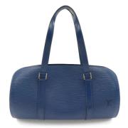 Louis Vuitton Vintage Pre-owned Laeder handvskor Blue, Dam