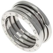 Bvlgari Vintage Pre-owned Vitt guld ringar Gray, Dam