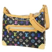 Louis Vuitton Vintage Pre-owned Laeder axelremsvskor Multicolor, Dam