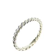 Tiffany & Co. Pre-owned Pre-owned Silver ringar Gray, Dam