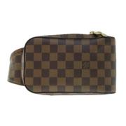 Louis Vuitton Vintage Pre-owned Canvas axelremsvskor Brown, Dam