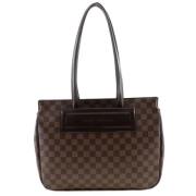 Louis Vuitton Vintage Pre-owned Canvas handvskor Brown, Dam