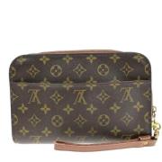 Louis Vuitton Vintage Pre-owned Canvas kuvertvskor Brown, Dam