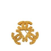 Chanel Vintage Pre-owned Guld chanel-smycken Yellow, Dam