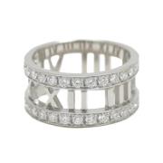 Tiffany & Co. Pre-owned Pre-owned Vitt guld ringar Gray, Dam