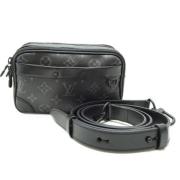 Louis Vuitton Vintage Pre-owned Canvas necessrer Black, Herr