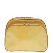 Louis Vuitton Vintage Pre-owned Laeder axelremsvskor Yellow, Dam