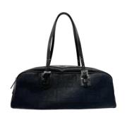 Fendi Vintage Pre-owned Canvas handvskor Black, Dam