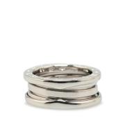 Bvlgari Vintage Pre-owned Vitt guld ringar Gray, Dam