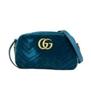 Gucci Vintage Pre-owned Mocka gucci-vskor Blue, Dam