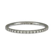 Tiffany & Co. Pre-owned Pre-owned Vitt guld ringar Gray, Dam