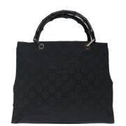 Gucci Vintage Pre-owned Canvas gucci-vskor Black, Dam