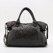 Balenciaga Vintage Pre-owned Laeder balenciaga-vskor Black, Dam