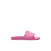 Palm Angels Sandaler med logotyp Pink, Dam