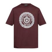 Versace T-shirt med tryckt logotyp Red, Herr