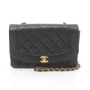 Chanel Vintage Pre-owned Laeder axelremsvskor Black, Dam