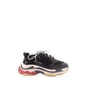 Balenciaga Vintage Pre-owned Laeder sneakers Black, Herr