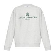 Sporty & Rich Sweatshirt från H&W Crest - Heather kollektionen Gray, U...