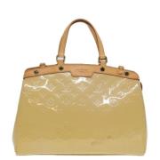 Louis Vuitton Vintage Pre-owned Laeder handvskor Beige, Dam