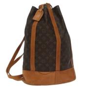 Louis Vuitton Vintage Pre-owned Canvas louis-vuitton-vskor Brown, Dam