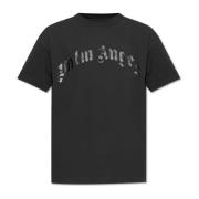 Palm Angels T-shirt med tryck Black, Herr