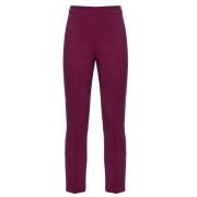 Pinko Fuchsia Slim Fit Byxor Purple, Dam