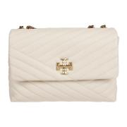 Tory Burch Chevron Convertible Axelväska Beige, Dam