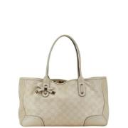 Gucci Vintage Pre-owned Canvas gucci-vskor White, Dam