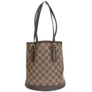 Louis Vuitton Vintage Pre-owned Canvas louis-vuitton-vskor Brown, Dam