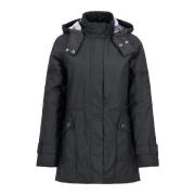 Barbour Bomullsjacka med stil Lwx1179 Black, Dam