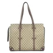 Gucci Vintage Pre-owned Canvas gucci-vskor Brown, Dam