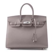 Hermès Vintage Pre-owned Laeder handvskor Gray, Dam