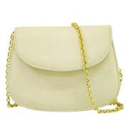 Tiffany & Co. Pre-owned Pre-owned Mocka axelremsvskor Beige, Dam