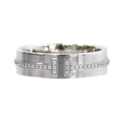 Tiffany & Co. Pre-owned Pre-owned Vitt guld ringar Gray, Dam